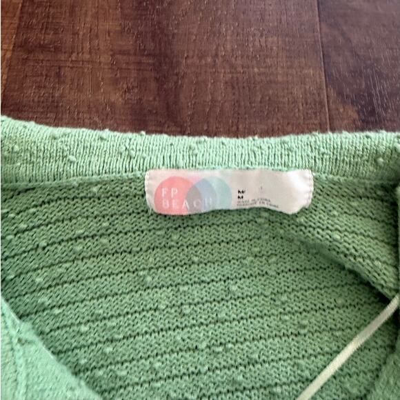 Free People Carter Green Knit Set Size M - Picture 5 of 12